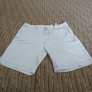 Vineyard Vines Flat Front Casual Gray Breaker Shorts Men's Size 33